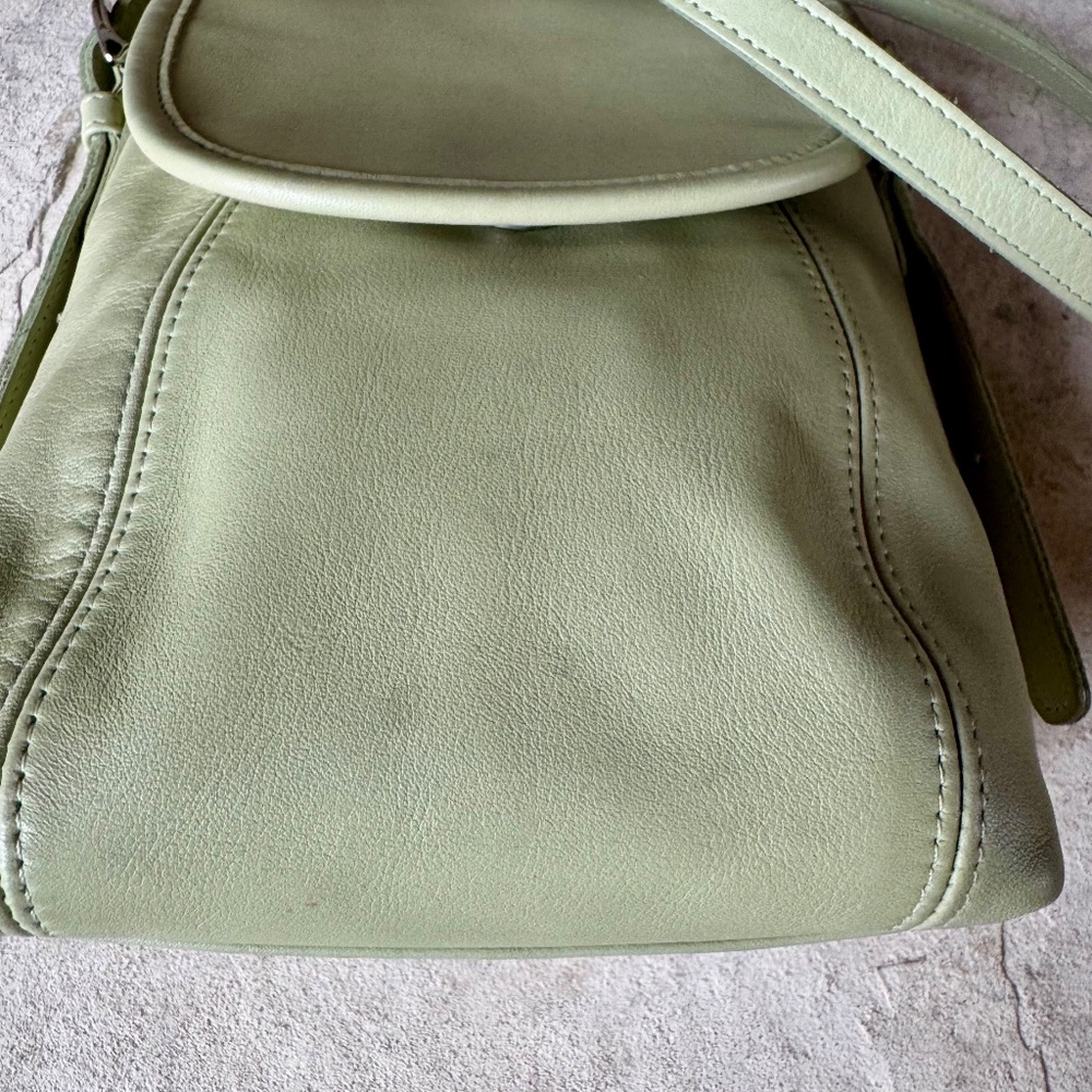 Vintage Coach Soho 4108 Rare Pistachio Small Flap Bag - Picture 12 of 13